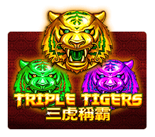 Triple Tigers เกมสล็อตยอดฮิด เจ้าเสือ 3 ตัว 3 สี SUPERSLOT