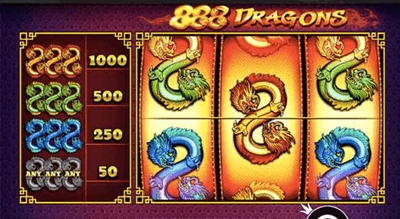 สัญลักษณ์ในเกม The 888 Dragons