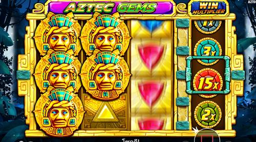 รูปแบบการเล่นในเกม Aztec Gems