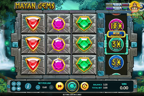 รูปแบบการเล่นเกม Mayan Gems
