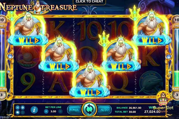 ลักษณะของเกม Neptune Treasure